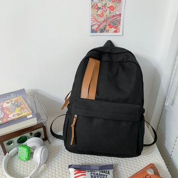 Kylethomasw Female Teenager High Quality Book Bag Girl Laptop Student Backpack Ladies Nylon College Fashion Women Man School Bag Vintage
